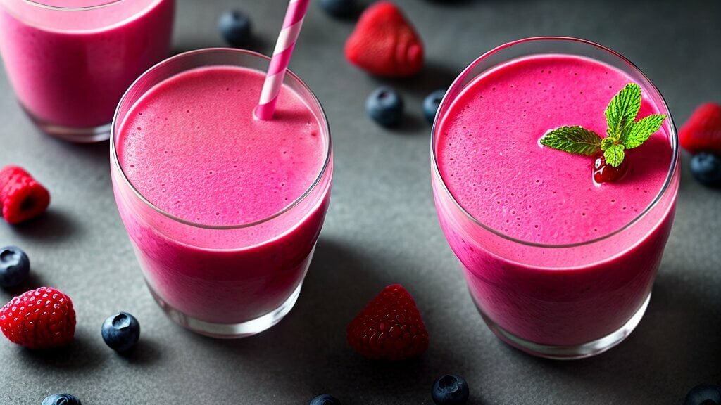 Smoothie de frutos rojos