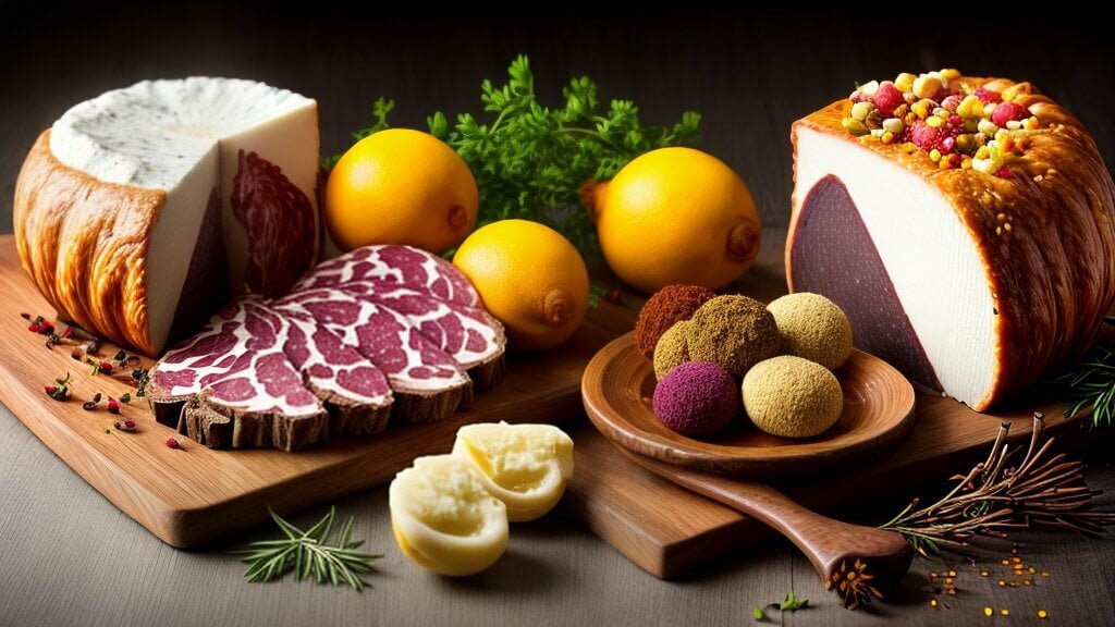 Variedad de sabores gourmet